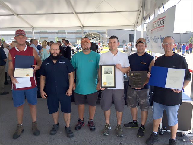 Employees who received awards